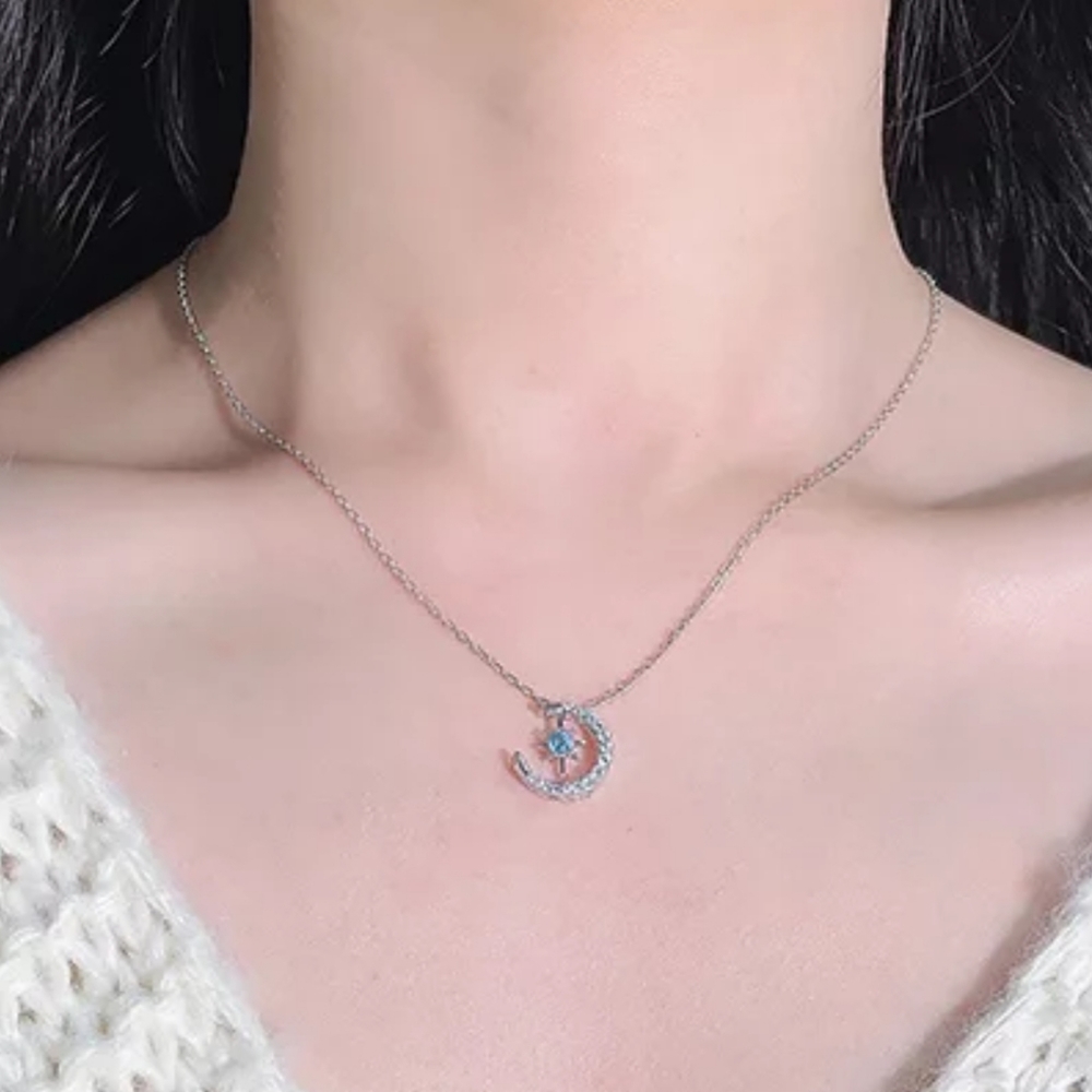 925sterling silver stamped. The Bleu Stone Is Bleu marine Stone